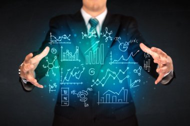 elle çizilmiş iş diyagramları holding