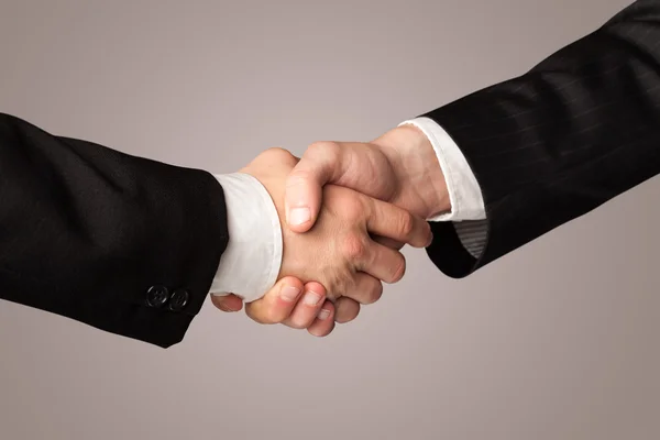 Economy business handshake — Stock Photo, Image