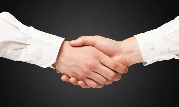 Economy business handshake — Stock Photo, Image