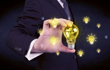 işadamı bir parlak fikir kavram vardır