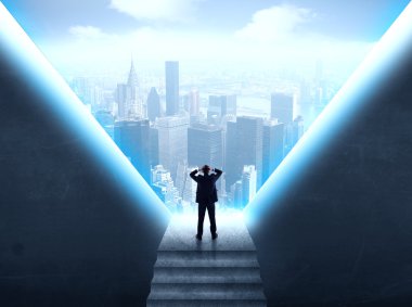 İşadamı cityscape arıyorsunuz