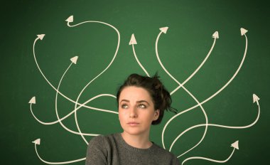 Güzel kız bir çözüm düşünme