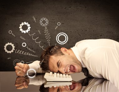 Depresif kafadan fırlayan çarklar