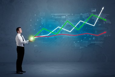 Hisse senedi piyasasında holding iş adamı