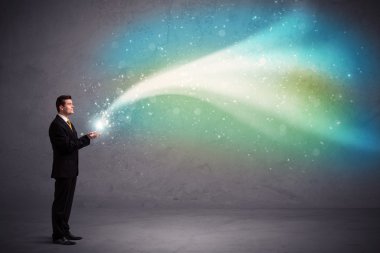 İşadamı holding ışık