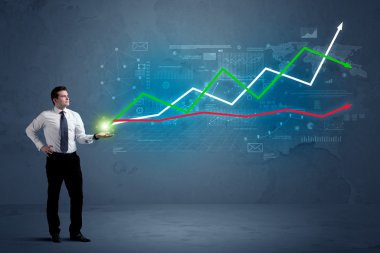 Hisse senedi piyasasında holding iş adamı