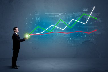 Hisse senedi piyasasında holding iş adamı