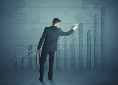 işadamı çizim grafik