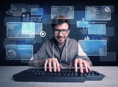 Web sitelerini Hack gözlüklü inek