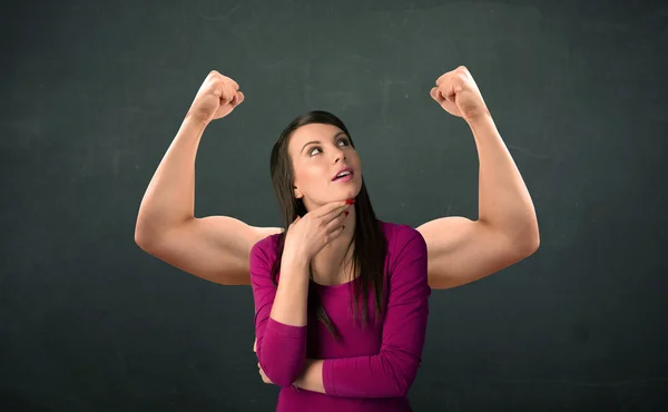 Concepto de brazos fuertes y musculosos —  Fotos de Stock