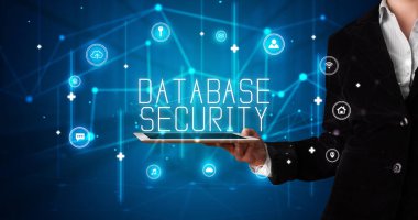 Tablet tutan kişi, güvenlik kavramı