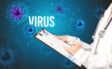 Doktor reçete yazıyor.