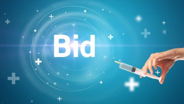 Virüs aşısıyla şırınga iğnesi