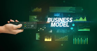 Kablosuz, çevresel, siber iş konsepti