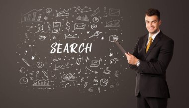 Eğitimsel yazıtlarla düşünen iş adamı