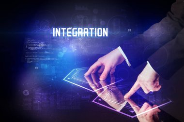 Dijital tabloya elle dokun