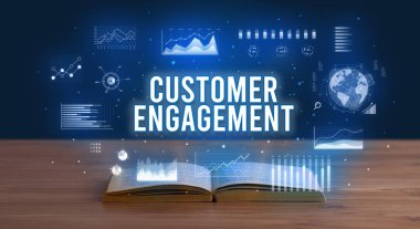 Açık bir kitaptan çıkan iş yazıları