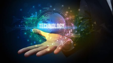 Teknolojiyle ilgili zarif el ele tutuşmalar.