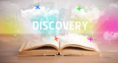 açık kitap, tatil konsepti