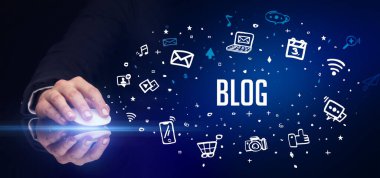 El ele tutuşan kablosuz çevre