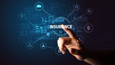 Siber güvenlik tuşuna elle dokun