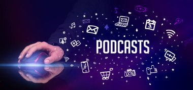 El ele tutuşan kablosuz çevre