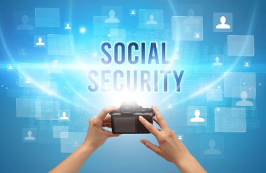 El kamerasının yakın çekimi