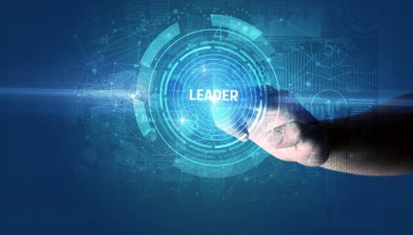 İş konseptine el sıkışma düğmesi