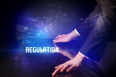 Dijital tabloya elle dokun