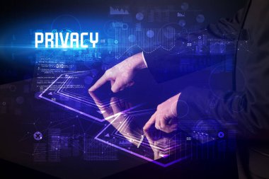 Dijital tabloya elle dokun