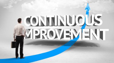 Bir iş adamının arkadan görünüşü