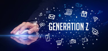 El ele tutuşan kablosuz çevre