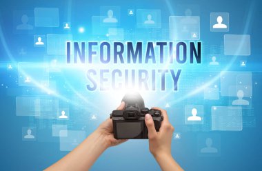 El kamerasının yakın çekimi