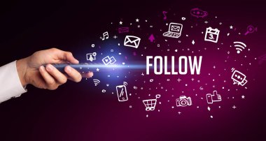 El ele tutuşan kablosuz çevre