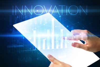 El ele tutuşmak fütüristik, iş kavramı