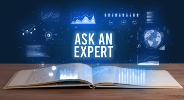 Açık bir kitaptan çıkan iş yazıları