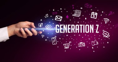 El ele tutuşan kablosuz çevre