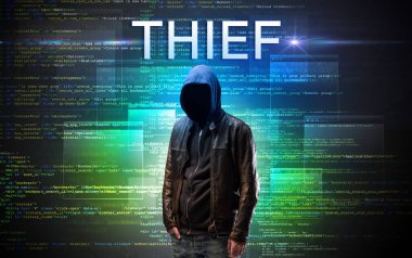 Kod arkaplanındaki yüzsüz hacker