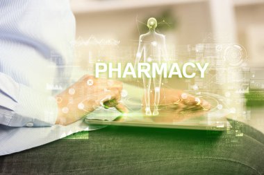 Elektronik tıbbi kayıt, teknoloji konsepti.