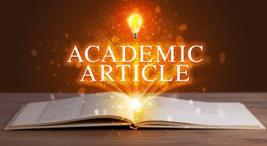 Açık bir kitaptan çıkan eğitici yazıtlar