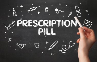 El çizimi tıbbi konsept