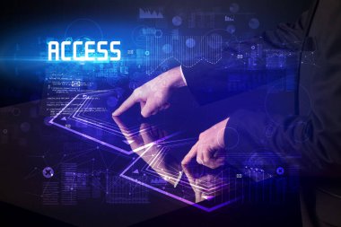 Dijital tabloya elle dokun