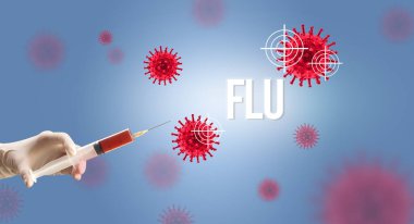 Doktorlar ellerinde şırınga olan beyaz bir eldiven veriyorlar.