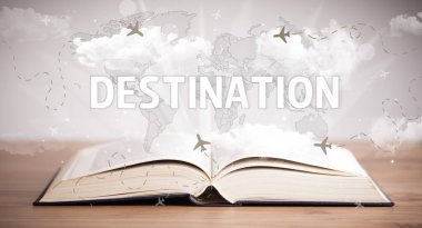 açık kitap, tatil konsepti