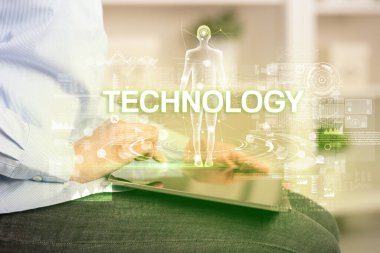 Elektronik tıbbi kayıt, teknoloji konsepti.