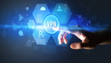 Dijital düğmeye elle bas