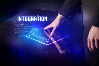 Dijital tabloya elle dokun