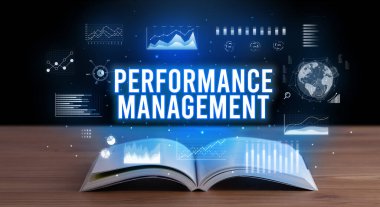 Açık bir kitaptan çıkan iş yazıları