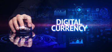 El ele tutuşan kablosuz çevre, modern teknoloji kavramı