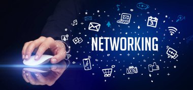 El ele tutuşan kablosuz çevre